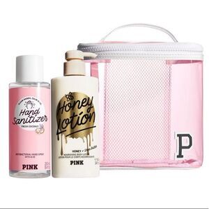PINK By Victoria’s Secret Honey Lotion Set & Beauty Bag